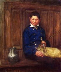 The Bagpipe Player - Henry Ossawa Tanner Oil Painting