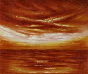 Roman's Sunset - Oil Painting Reproduction On Canvas