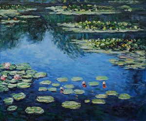 Water Lilies III - Claude Monet Oil Painting