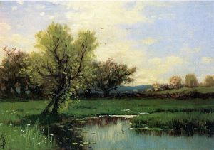 Springtime -   Alfred Thompson Bricher Oil Painting