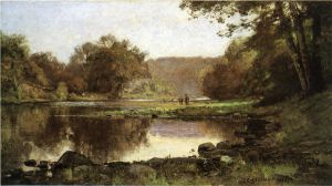 The Creek - Theodore Clement Steele Oil Painting