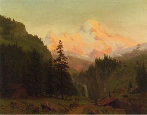 Landscape II - Albert Bierstadt Oil Painting