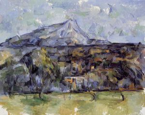 Mont Sainte-Victoire Seen from les Lauves IV -Paul Cezanne Oil Painting