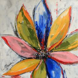 Decorative flower painting