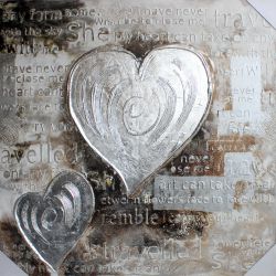 Decorative heart painting