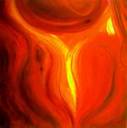 Flame - Oil Painting Reproduction On Canvas