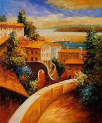 Venetian Sunset - Oil Painting Reproduction On Canvas