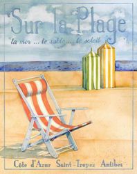 Summer beach 2 - Oil Painting Reproduction On Canvas
