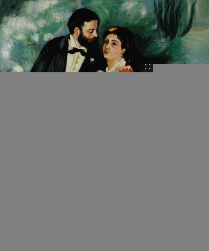 The Engaged Couple -  Pierre Auguste Renoir Oil Painting