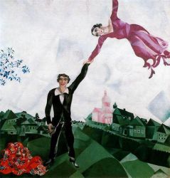 The Promenade by Marc Chagall