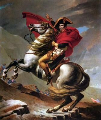 Napoleon a good leader - Victorian Neoclassicism oil painting