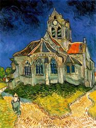 Church at Auvers -   Vincent Van Gogh oil painting