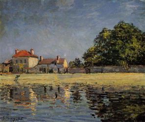 Banks of the Loing, Saint-Mammes - Oil Painting Reproduction On Canvas