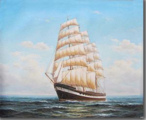 Classical sailing ship